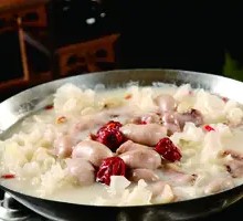 Chicken Kidney and Duck Blood Stew