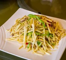 Bamboo Shoot and Edamame Stir-Fry