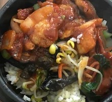 Pork Belly Stone Pot Rice