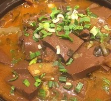 Sour Cabbage Duck Blood Stew