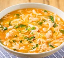 Tomato Noodles with Dough Balls