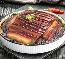 Pickled mustard greens with pork belly