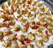Salt-Baked Flower Snail