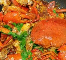 Steamed Green Crab with Ginger and Scallion