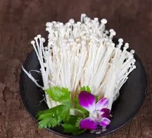 White-capped Enoki Mushroom