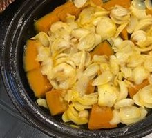 Pumpkin and Lily Bulb Stir-fry