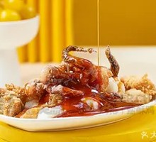 Fried Chicken Squid Rice Cake