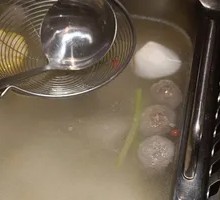 Beef Bone Soup Pot with Meatballs