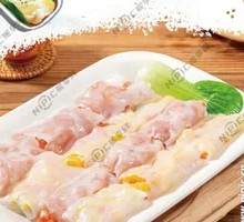 Lean Pork and Corn Rice Noodle Roll