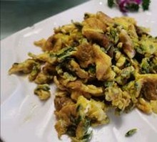 Locust Flower Stir-Fried Eggs