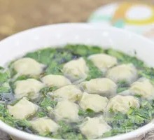 Winter purslane pork dumplings