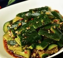 Garlic Cucumber Salad