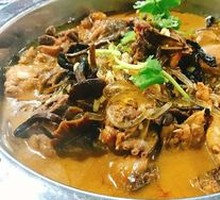 Chicken Stewed with Mushrooms