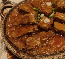 Black Tofu in Abalone Sauce