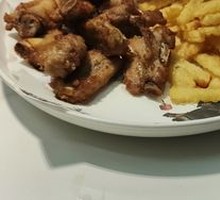 Pork Rib and French Fries