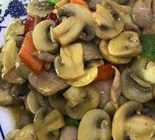 Mushroom Stir-fried Pork Kidney