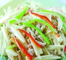 Green Pepper and Water Chestnut Shredded Pork