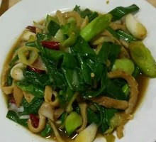 Stir-fried Lamb Heart with Garlic