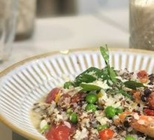Colorful Quinoa Shrimp Rice