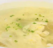 Pickled Vegetable Egg Soup