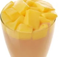 Mango Pudding Milk Tea