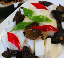 Chinese Yam and Wood Ear Mushroom