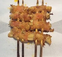 Pork Belly with Enoki Mushrooms