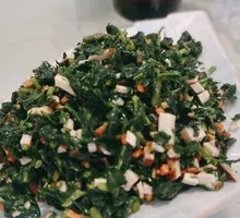Malan and Tofu Skin Salad