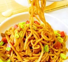 Handmade Sour Cabbage and Pork Intestine Noodles