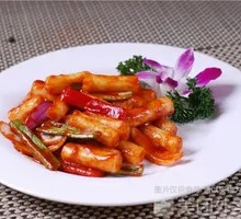 Korean Iron Plate Stir-Fried Rice Cakes