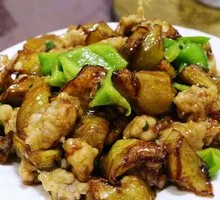 Braised Pork and Eggplant