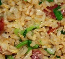 Egg and Sausage Fried Rice
