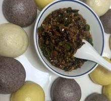 Grandmother's Pickled Vegetables with Corn Cake