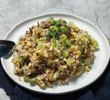 Sour Cabbage Beef Fried Rice
