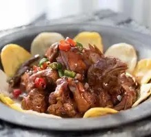 Two-Hearted Pot Chicken