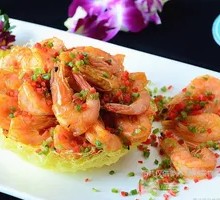 Braised Prawn in Brown Sauce