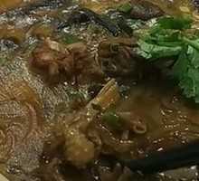 Chicken Stew with Mushrooms and Noodles