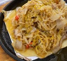 Pan-Seared Pork Belly with Pickled Cabbage