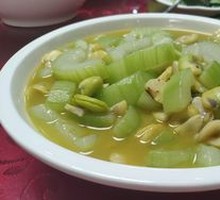 Loofah with Soybeans