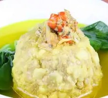 Crab Roe Lion's Head Meatballs