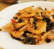 Tea-Scented Salted Shrimp