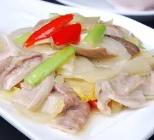 Sour Cabbage Pork Tripe Stir-fry