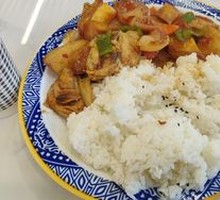 Large Plate Chicken Rice