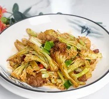 Cauliflower and Pork Strips