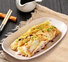 Pork Egg Rice Noodle Roll