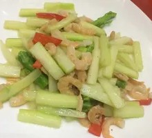 Asparagus Stir-Fried with Shrimp