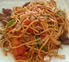 Duck Noodles Stir-Fry