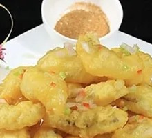 Salted Pepper Tofu Fish