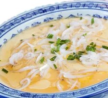 Silver Fish Steamed Egg