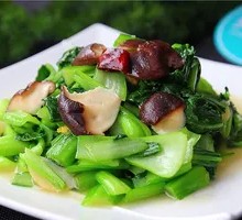 Stir-Fried Mushrooms with Greens